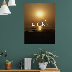 Ha en välsignad glad födelsedag design online kons poster