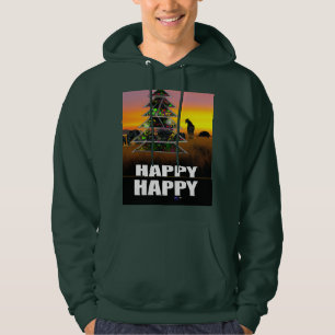 Ha en välsignad julsäsong i Lycklig Hoodie