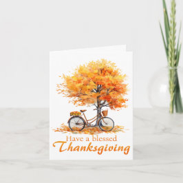 Ha en välsignad Thanksgiving-kort Tack Kort