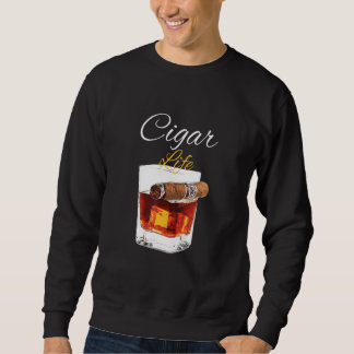 Ha en whisky med den där bilen lång ärmad tröja