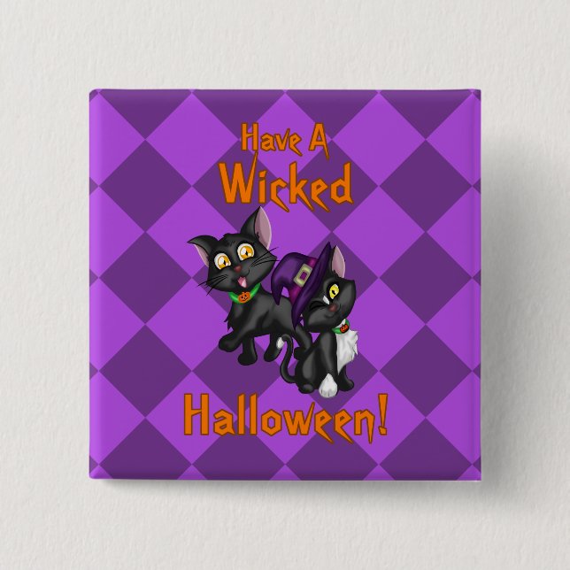 Ha en Wicked Halloween! Knapp (Framsida)