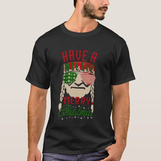 Ha en Willie God jul412 T Shirt (Framsida)