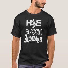 Ha endast en busssomerastext t shirt