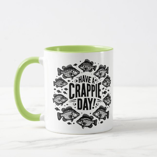 Ha ett Crappie Day-fiske Mugg (Vänster)