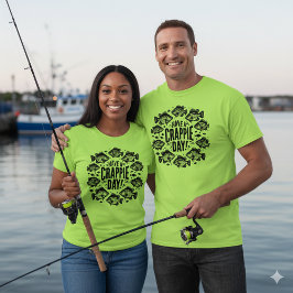 Ha ett Crappie Day-fiske T Shirt