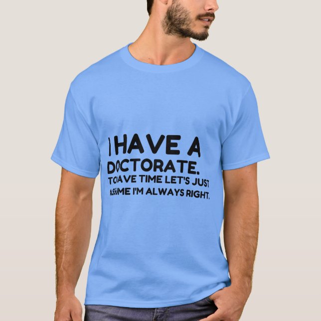 HA ETT DOKTORAT T SHIRT (Framsida)