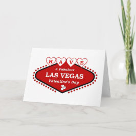 HA ett Fabulous Las Vegas Valentinkort Helgkort