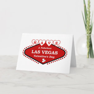 HA ett Fabulous Las Vegas Valentinkort Helgkort