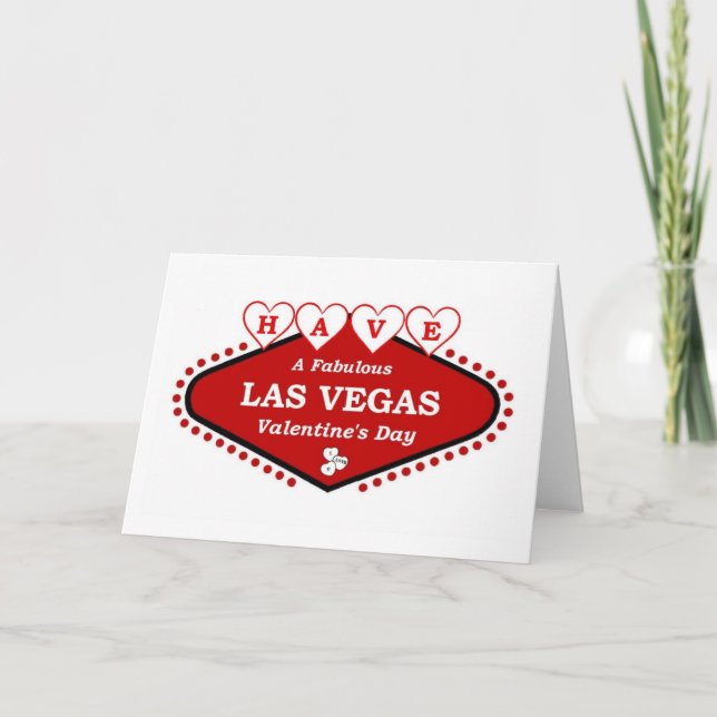 HA ett Fabulous Las Vegas Valentinkort Helgkort (Framsida)