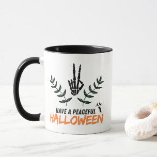 Ha ett fredligt Halloween Mugg