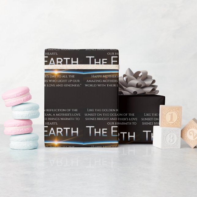 Ha ett glatt Lycklig Mors dag med Kärlek Presentpapper (Baby Shower)