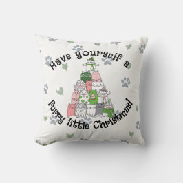 Ha ett hårig lite jul kudde