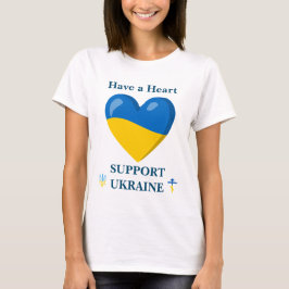 Ha ett hjärta - Stöd Ukraina   T Shirt