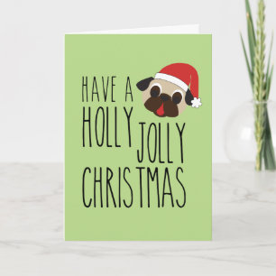 Ha ett Holly Jolly-juljupkort Helgkort