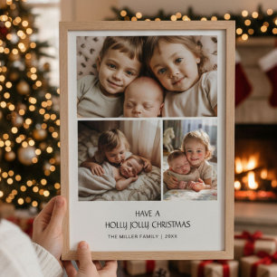 Ha ett Holly Jolly-julkort Julkort