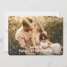 Ha ett magiskt nytt fotokort