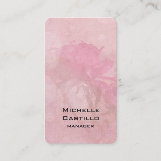 Ha ett minimalistiskt, modernt, utskrivet visitkort (Framsida)