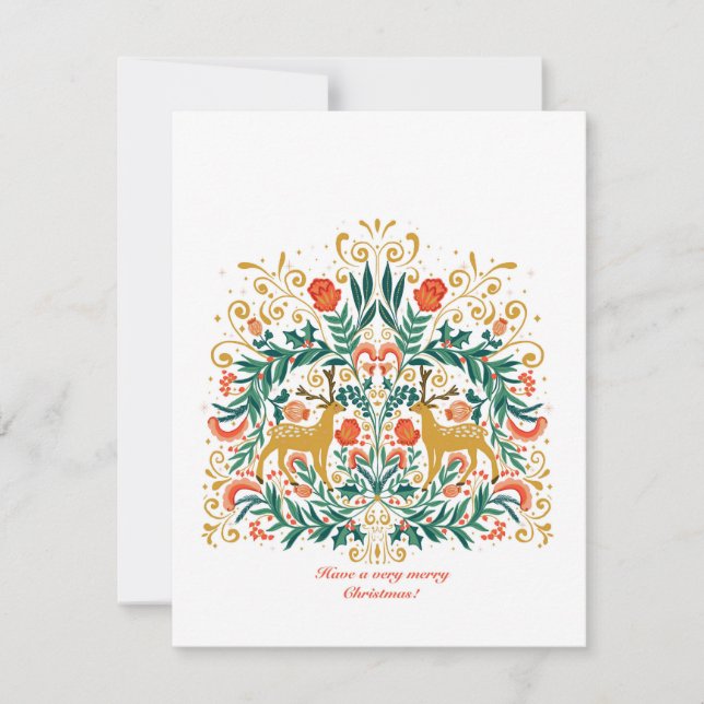 Ha ett mycket god jul-kort julkort (Framsida)