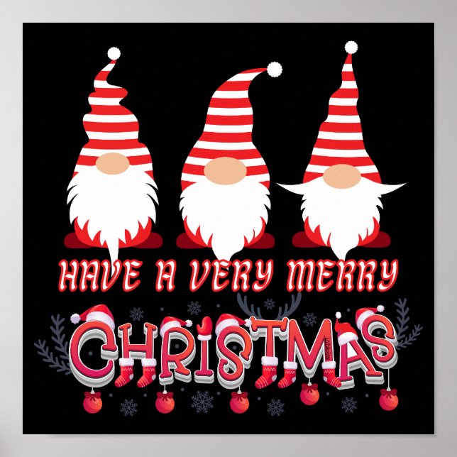 HA ETT MYCKET GOD JUL POSTER (Framsidan)