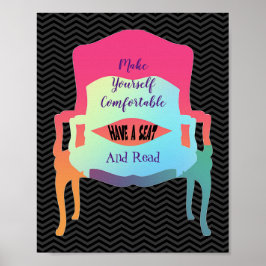 Ha ett säte och läs Poster