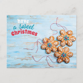 Ha ett sötat vykort för julgransbröd