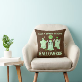 HA ETT SPOKTAKULÄRT HALLOWEEN-lustigt spöke Kudde