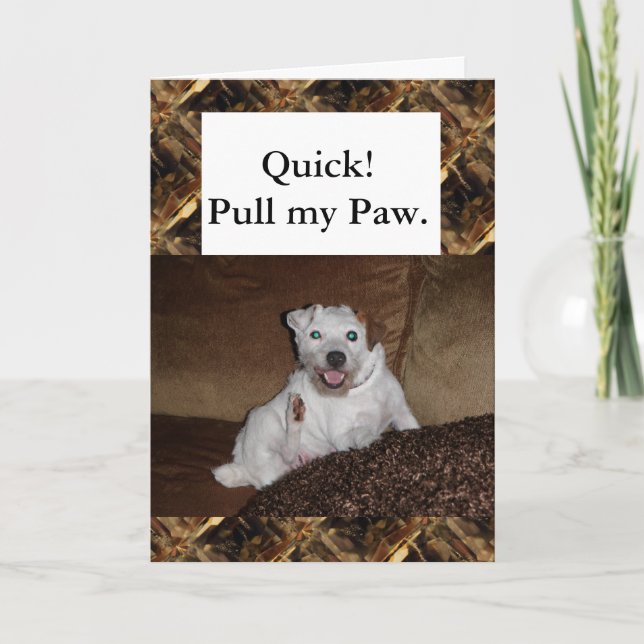 Ha ett tryckvågfödelsedagkort kort (Framsida)