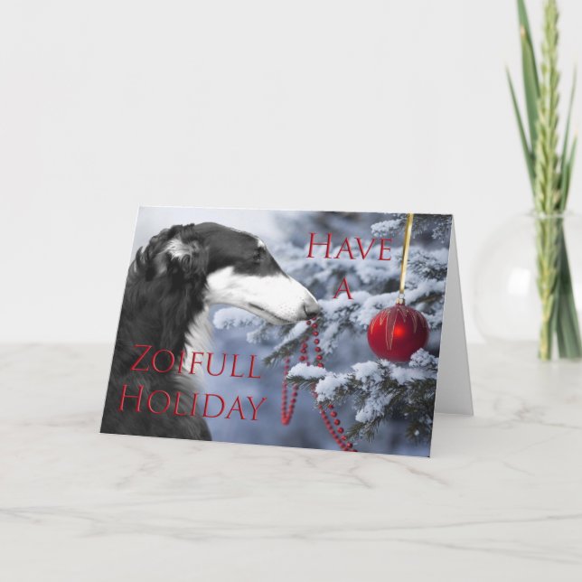 Ha ett Zoifill helgdagkort Helgkort (Framsida)