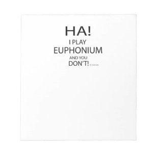 Ha Euphonium Anteckningsblock