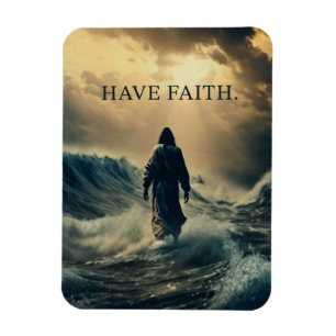 Ha Faith - Jesus Kristus Quote Christian Faith Magnet