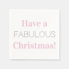 Ha fantastiska julklappar | Modern Rosa Party Pappersservett