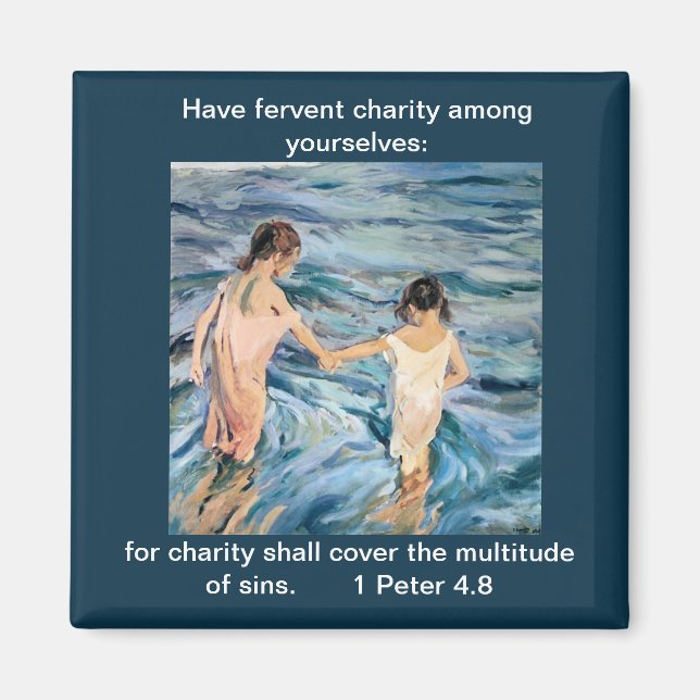Ha Fervent Charity - Magnet (Framsidan)