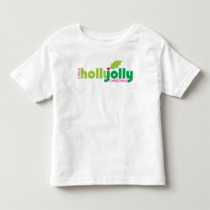Ha för julsmåbarn för järnek en Jolly utslagsp Tee
