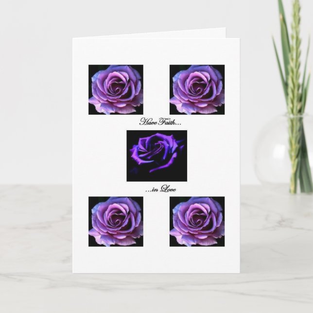 Ha förälskad tro kort (Framsida)