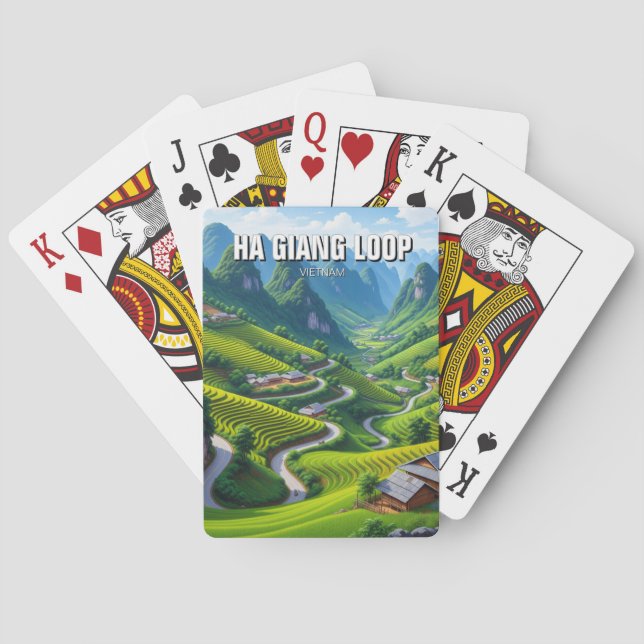 Ha Giang Loop Vietnam Travel Casinokort (Baksidan)