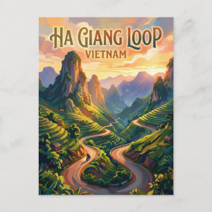 Ha Giang Loop Vietnam Vykort