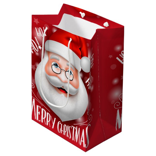 Ha God jul Medium Gift Bag (Framsidan Vinklad)