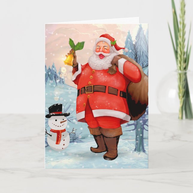 Ha Ha God jul Helgdag Card Helgkort (Framsida)
