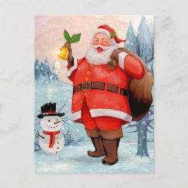 Ha Ha God jul Postcard Vykort