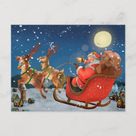 Ha Ha God jul Postcard Vykort