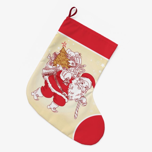 Ha Ha God jul stor julklapp Stor Julstrumpa (Framsidan (Hängande))