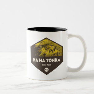Ha Ha Tonka State Park Missouri Två-Tonad Mugg
