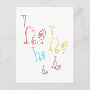 Ha ha! vykort