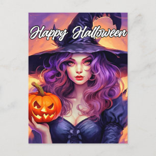 ha Happy halloween Vykort