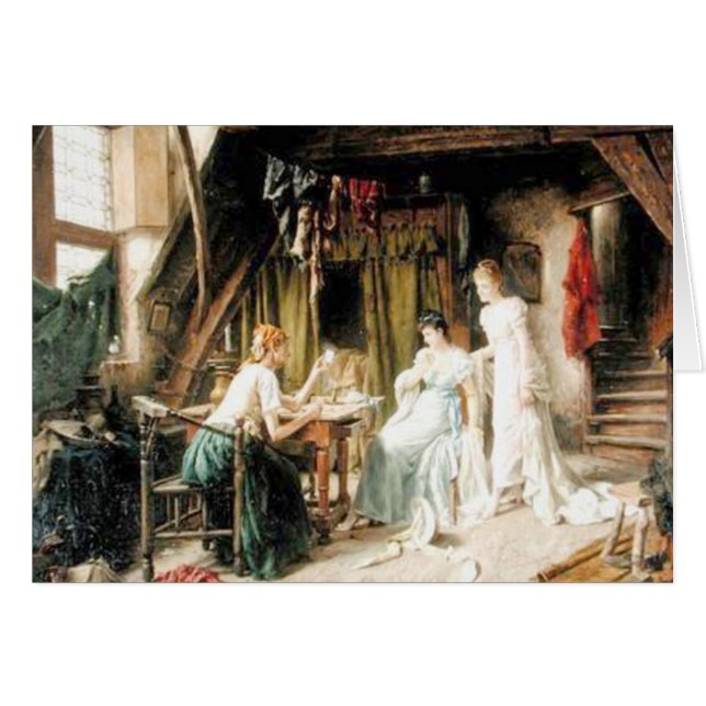 Ha henne berättad förmögenhet hälsningskort (Framsidan Horizontal)