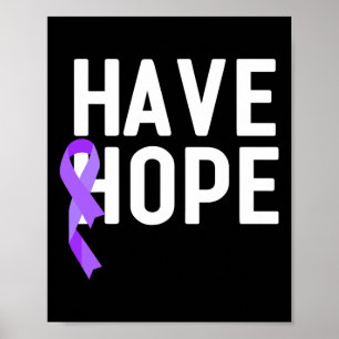 Ha hopp Lila Ribbon Overdose Awareness End Add Poster