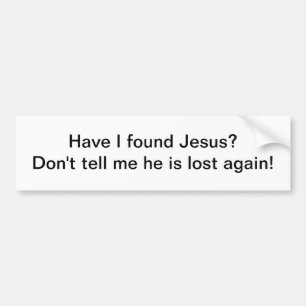 Ha I att grunda Jesus - bildekal
