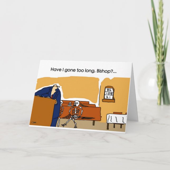 Ha I väck för long, biskopen? Kort (Framsida)