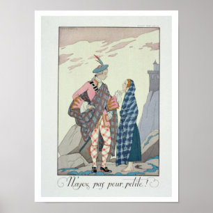 Ha ingen skräck, unge! 1922 (pochoirtryck) poster