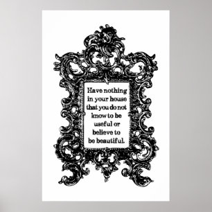 Ha ingenting i ditt hus av William Morris Poster